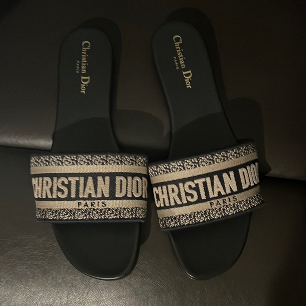 Women size 42 Christian Dior slippers (brand new and authentic)